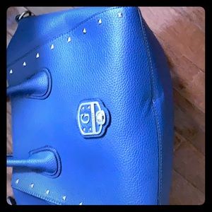 Blue guess purse
